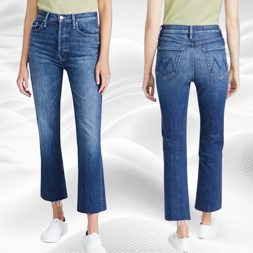 Stylish MOTHER Tripper Ankle Fray Jeans, Size 24, Nature Touch Base Wash